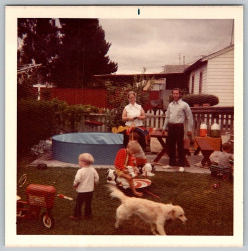 Vtg color snapshot family - snapshot,
